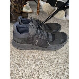 OnCloud Mens CloudNova Size 14 Running Sneakers 26.99822 Black Eclipse Athletic